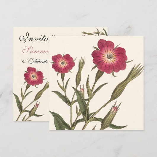  botanische verjaardag voor Lady Gardener Kaart (Voorkant / Achterkant)