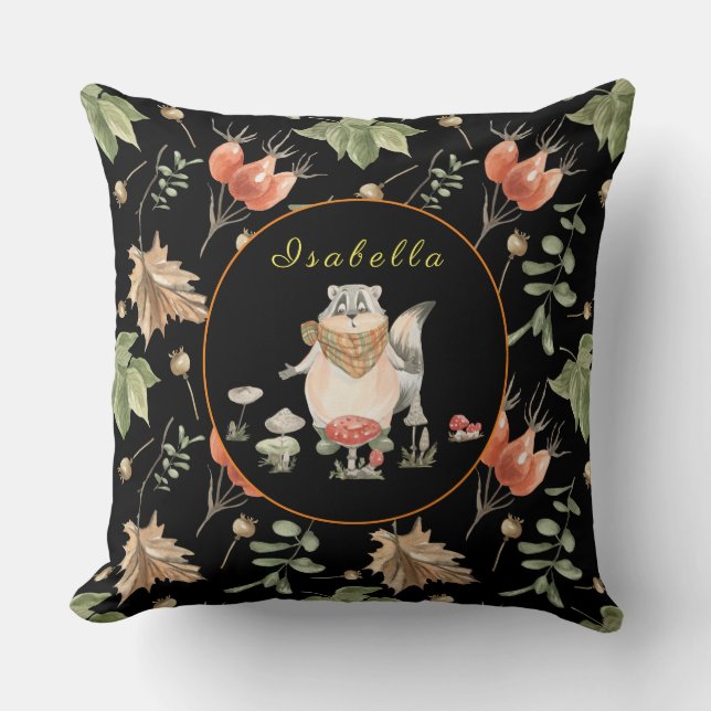 Botanische versnelling past tekst aan, kleur 20"X2 Kussen (Voorkant)