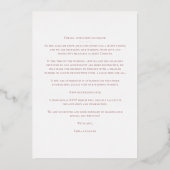 Botanische vertakkingen 6 Foto's Collage Folie Uitnodiging (Achterkant)