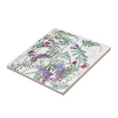 Botanische Vetch Wildflower Flowers Tile Tegeltje (Zijkant)