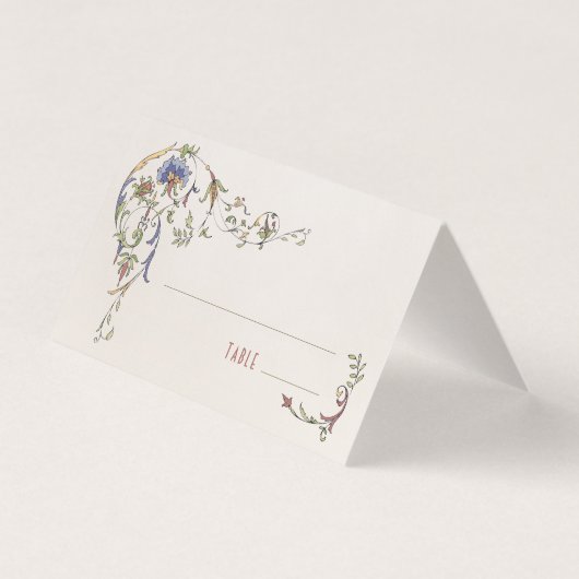 Botanische Victoriaans Tafel Tent Kaart (Voorkant)