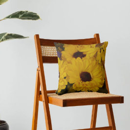 Botanische Viking Pom Mums Floral Kussen