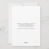 Botanische vintage kerstfoto feestdagenkaart (Achterkant)