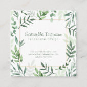 Botanische Visitekaartje van de Grenslangs Groene (Voorkant)