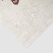 Botanische  vlinder doorschijnend ontkleurd tissuepapier (Detail)