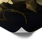 Botanische vlinder muurkunstprint, Dark Academia Poster (Hoek)