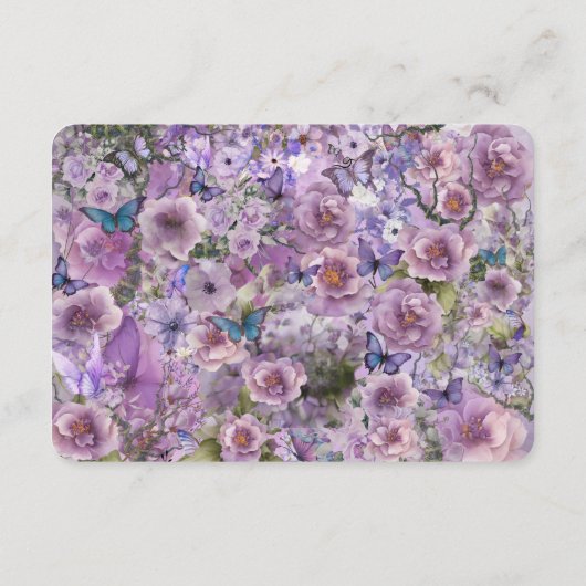 Botanische Vlinderlavendel Informatiekaartje (Achterkant)