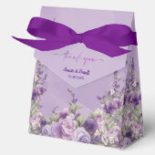  Botanische Vlinderlavendelbruiloft Bedankdoosjes (Voorkant)