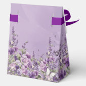  Botanische Vlinderlavendelbruiloft Bedankdoosjes (Achterkant)