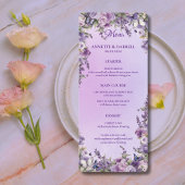  Botanische Vlinderlavendelbruiloft Menu