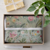 botanische vlindermot tissuepapier (Geschenk)