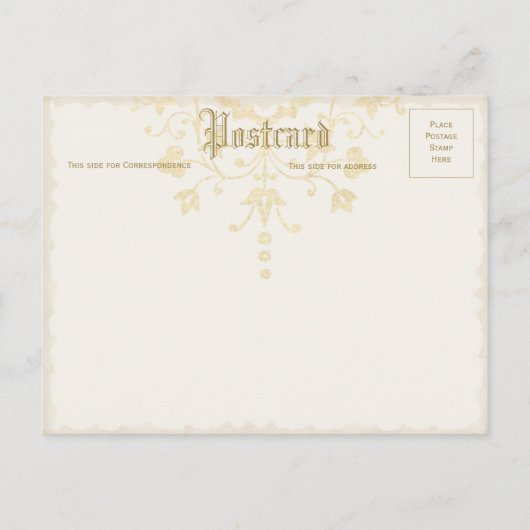 botanische vlinders en Briefkaart van vogels (Achterkant)