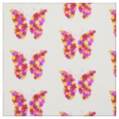 Botanische vlindervlinderkleurig stof (Swatch)