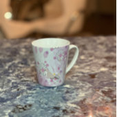 Botanische Vogel Bloemen Natuur Latte Mok