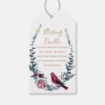 Botanische Vogel Christelijk Zegen Kaarsengebed