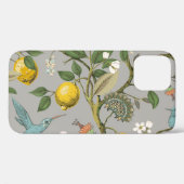 Botanische vogelbloemen: getekend  behang Case-Mate iPhone case (Achterkant (horizontaal))
