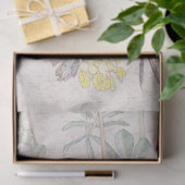 Botanische vogelvoet Vloerweefsel van wilde bloeme Tissuepapier (Geschenk)