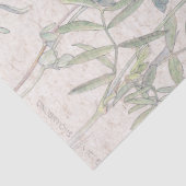 Botanische vogelvoet Vloerweefsel van wilde bloeme Tissuepapier (Detail)