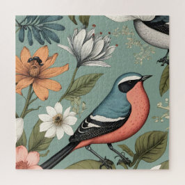 Botanische Vogelzang Jigsaw Puzzel