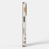 Botanische Vorm Boho Retro Met Naam 1e Hoofdletter Case-Mate iPhone Case (Achterkant / Rechts)