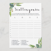 Botanische Vrijgezellenfeesten Spattergories (Voorkant)