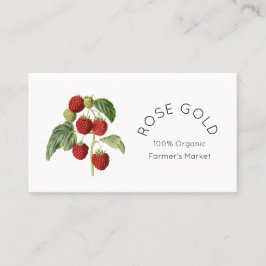 Botanische vruchten visitekaartje