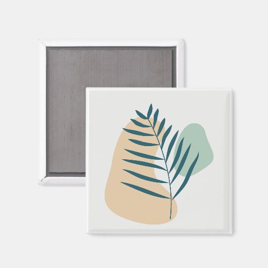 Botanische wandkunst magneet (Voorkant / Achterkant)