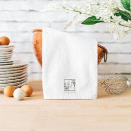 Botanische Wapen | Tijdloze Monogram Theedoek