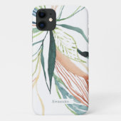 Botanische Waterverf Abstract Aangepast telefoonge Case-Mate iPhone Case (Achterkant)