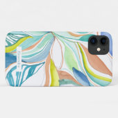 Botanische Waterverf Abstract Aangepast telefoonge Case-Mate iPhone Case (Achterkant (horizontaal))