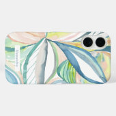 Botanische Waterverf Abstract Aangepast telefoonge Case-Mate iPhone Case (Achterkant (horizontaal))