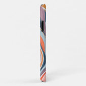 Botanische Waterverf Abstracte Art Name Phone case (Achterkant/rechts)