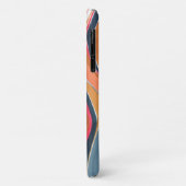 Botanische Waterverf Abstracte Art Name Phone case (Achterkant/links)