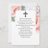 Botanische Waterverf Begrafenissympathie Gebed Kaa Bedankkaart (Achterkant)