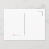 Botanische Waterverf Bewaar de datum Briefkaart 2 (Achterkant)