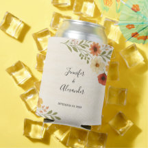 Botanische waterverf bloemen boho bruiloft