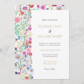  Botanische Waterverf Bloemen Kaart (Voorkant / Achterkant)