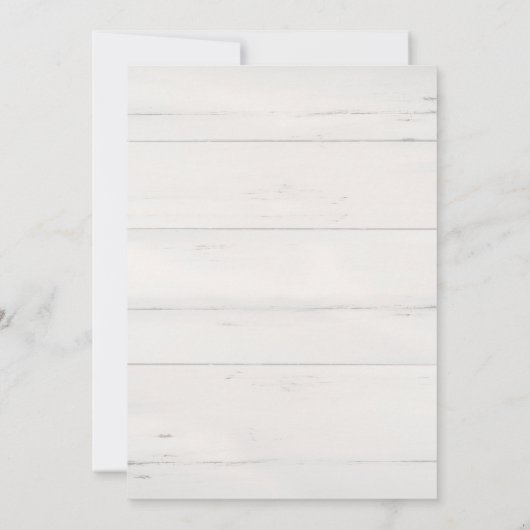 Botanische Waterverf bloemen op gouden bruiloft Kaart (Achterkant)