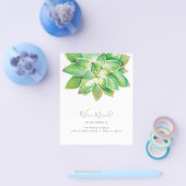 Botanische Waterverf budgettaire successie Flyer (Enkel)