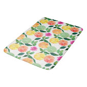 Botanische Waterverf Citrus Floral Badmat (Gekanteld)