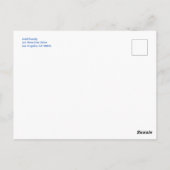 Botanische Waterverf CUSTOM FOTO Bat Bar Mitzvah Briefkaart (Achterkant)