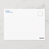 Botanische Waterverf CUSTOM FOTO Bat Bar Mitzvah Briefkaart (Achterkant)