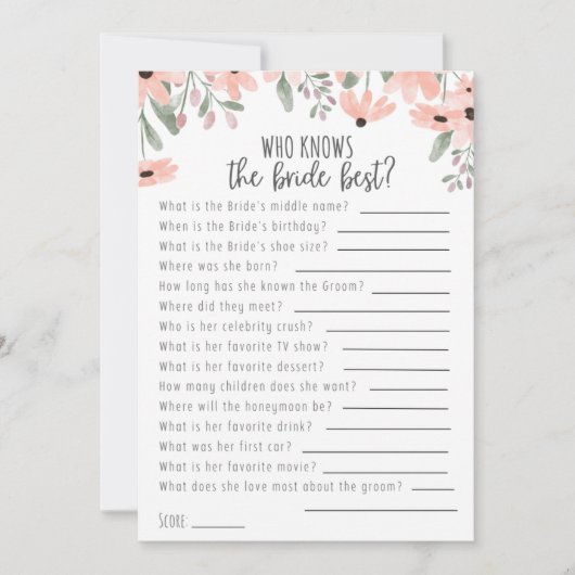 Botanische Waterverf die het beste spel kent Aankondiging (Voorkant)