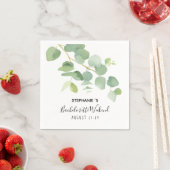 Botanische Waterverf Eucalyptus Bachelorette Servet (Insitu)