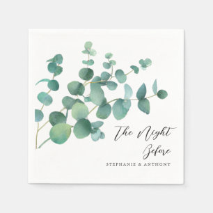 Botanische Waterverf Eucalyptus De nacht ervoor Servet