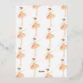 botanische waterverf folie feestdagenkaart (Achterkant)