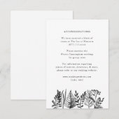 Botanische Waterverf — Gegevens/Info-kaart Informatiekaartje (Voorkant / Achterkant)