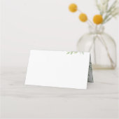 Botanische Waterverf Greenery en White Flowers Plaatskaartje (Achterkant)