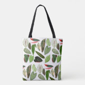 Botanische Waterverf Greenery Leaves Tote Bag (Achterkant)