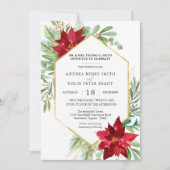 Botanische Waterverf Grieks kerstfeest Kaart (Voorkant)